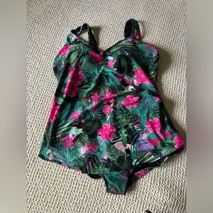 Swimsuits For All Women’s Floral One Piece